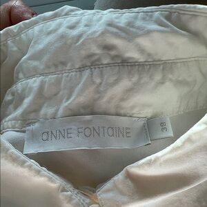 Anne Fontaine White Button Down Shirt